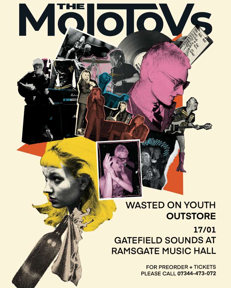 The Molotovs Wasted On Youth Outstore, Gatefield Sounds at Ramsgate Music Hall
