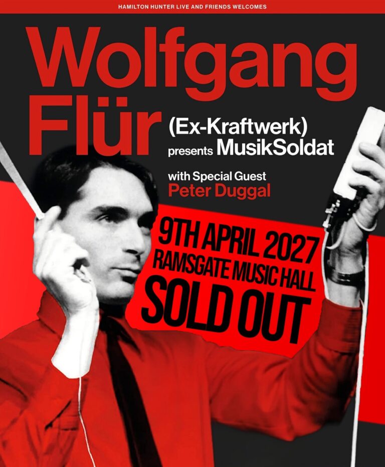SOLD OUT! Wolfgang Flür (Ex Kraftwerk) SOLD OUT!